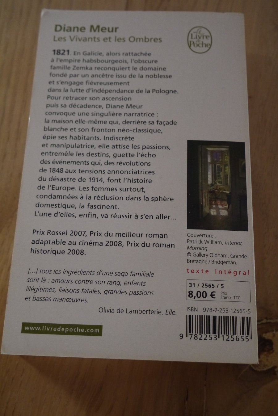 Les vivants et les ombres - Diane Meur - Le refuge des livres