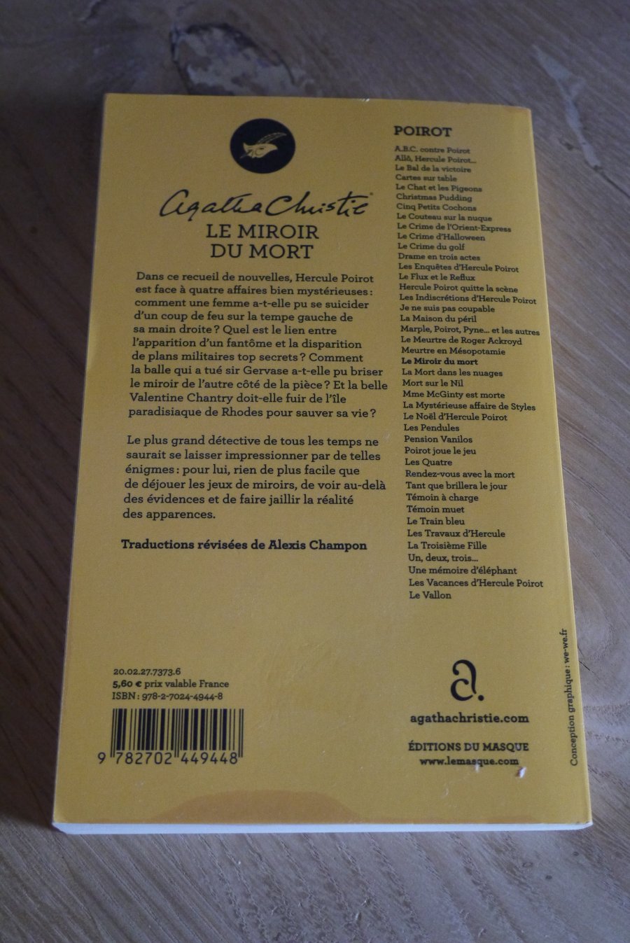 Le miroir du mort - Agatha Christie - Le refuge des livres