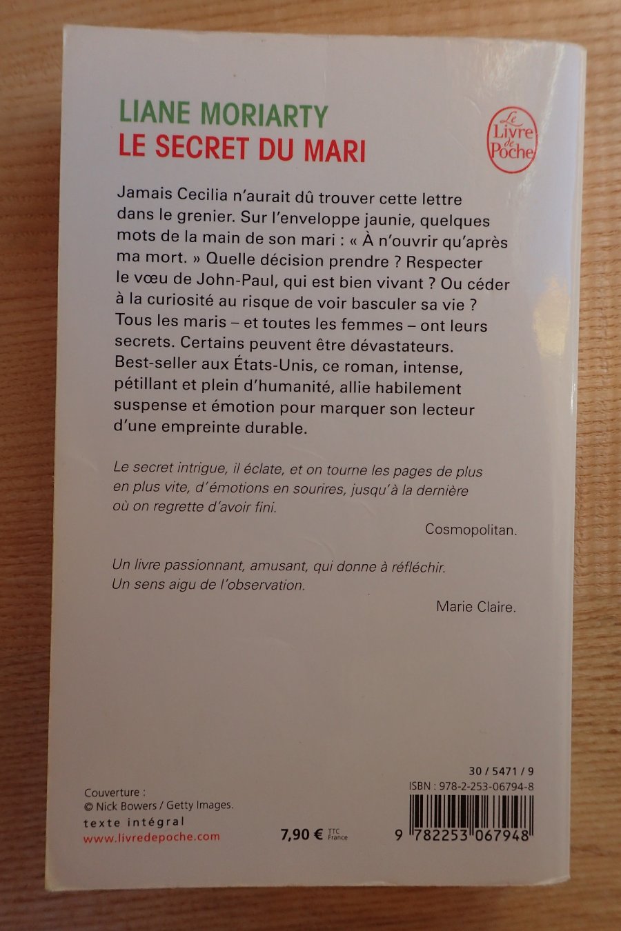 Le secret du mari - Liane Moriarty - Le refuge des livres