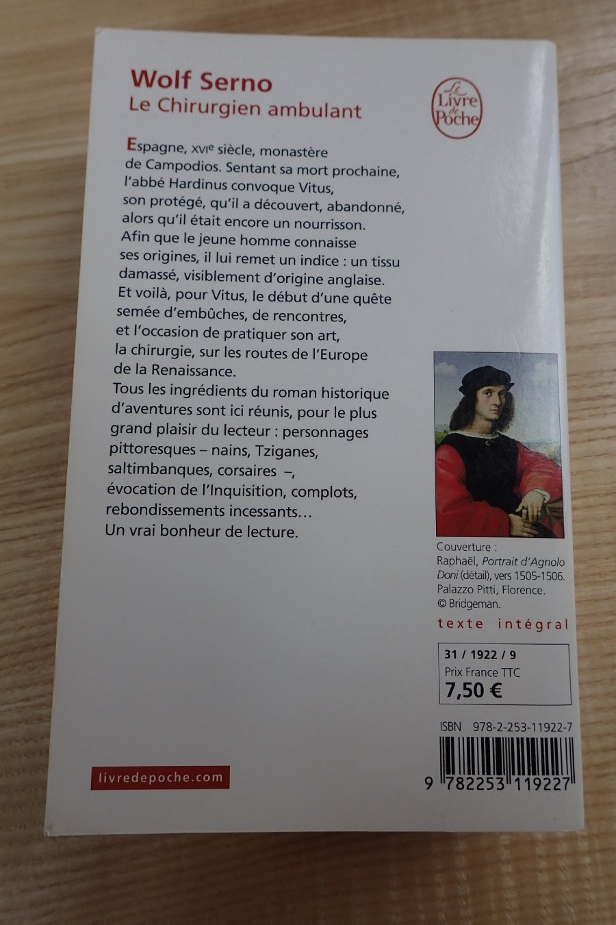 Le chirurgien ambulant - Wolf Serno - Le refuge des livres