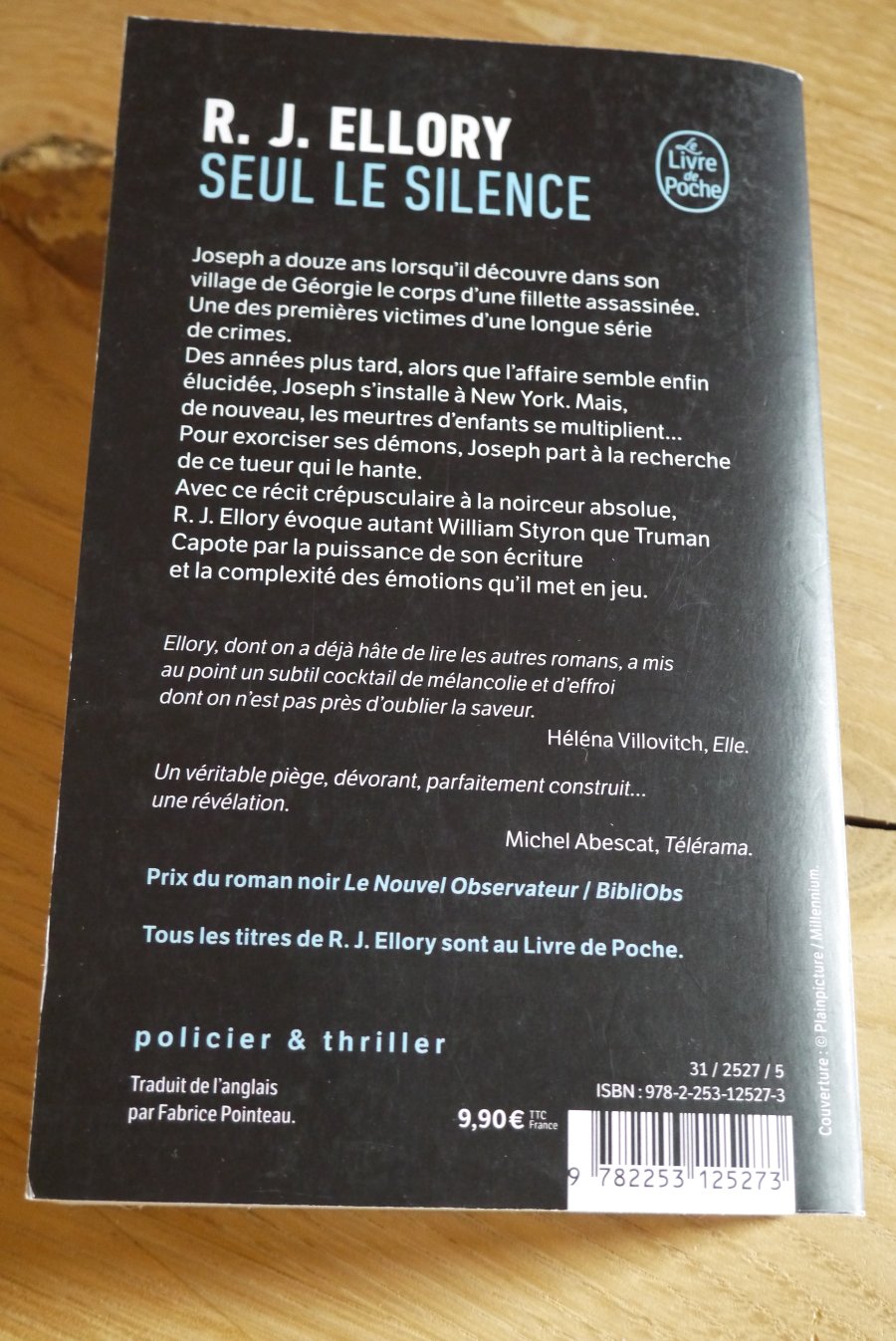 Seul le silence - R.J. Ellory - Le refuge des livres