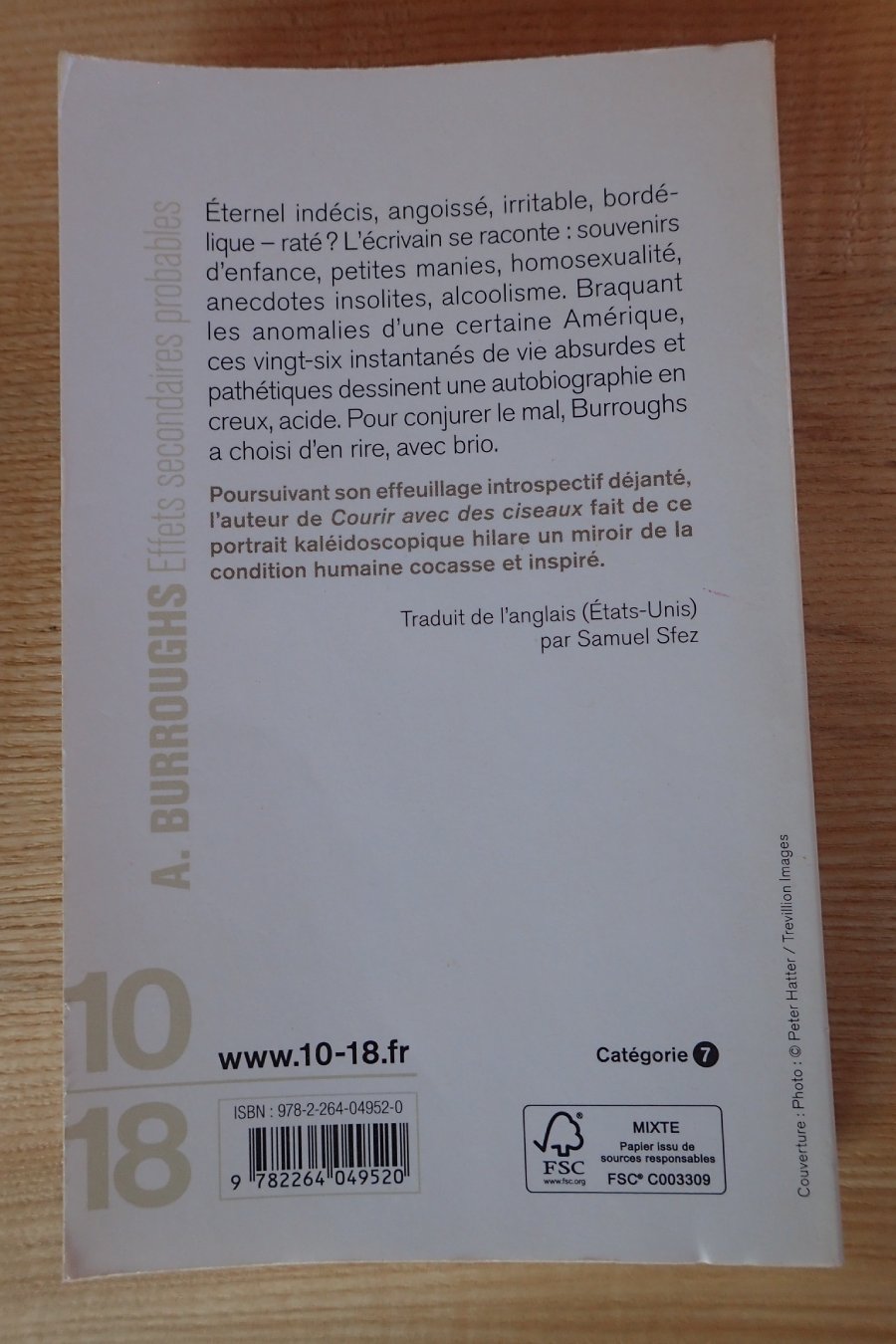 Effets secondaires probables - Augusten Burroughs - Le refuge des livres