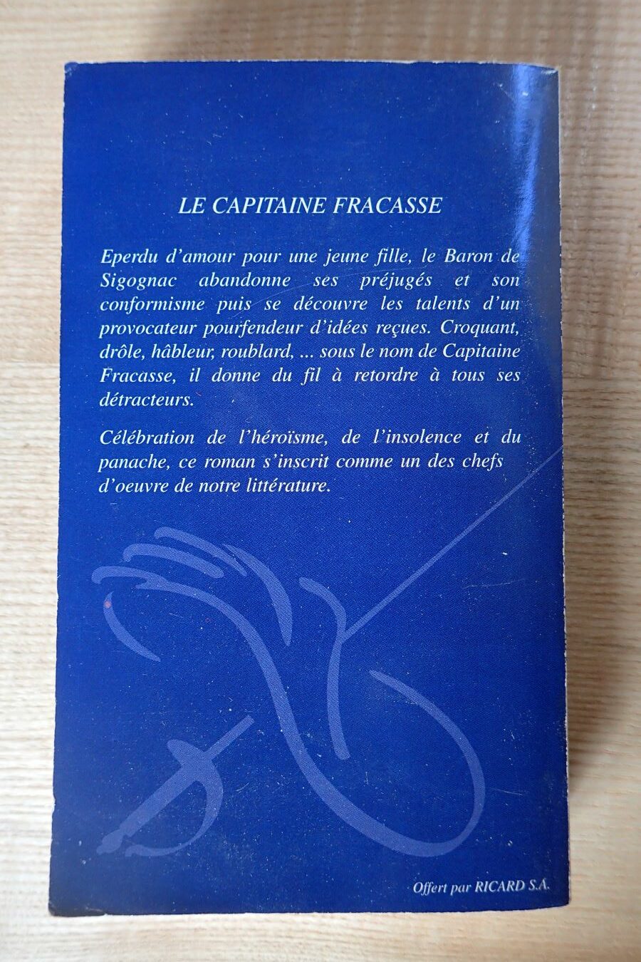 Le capitaine fracasse - Théophile Gautier - Le refuge des livres - Livres d'occasion