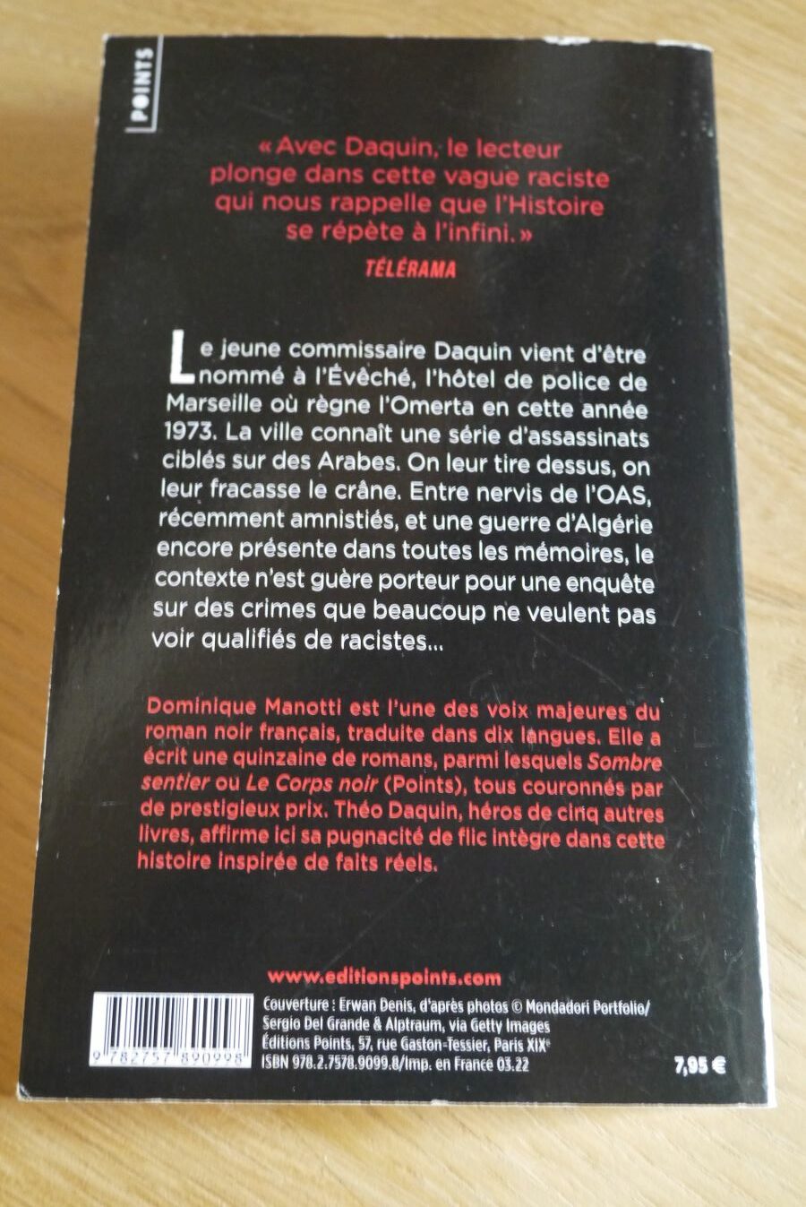 Marseille 73 - Dominique Manotti - Le refuge des livres - Livres d'occasion