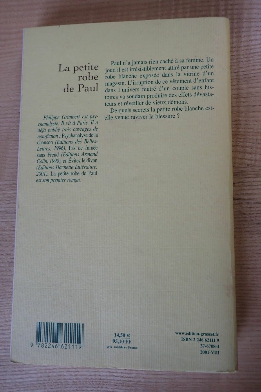 La petite robe de Paul - Philippe Grimbert - Le refuge des livres- Livres d'occasion