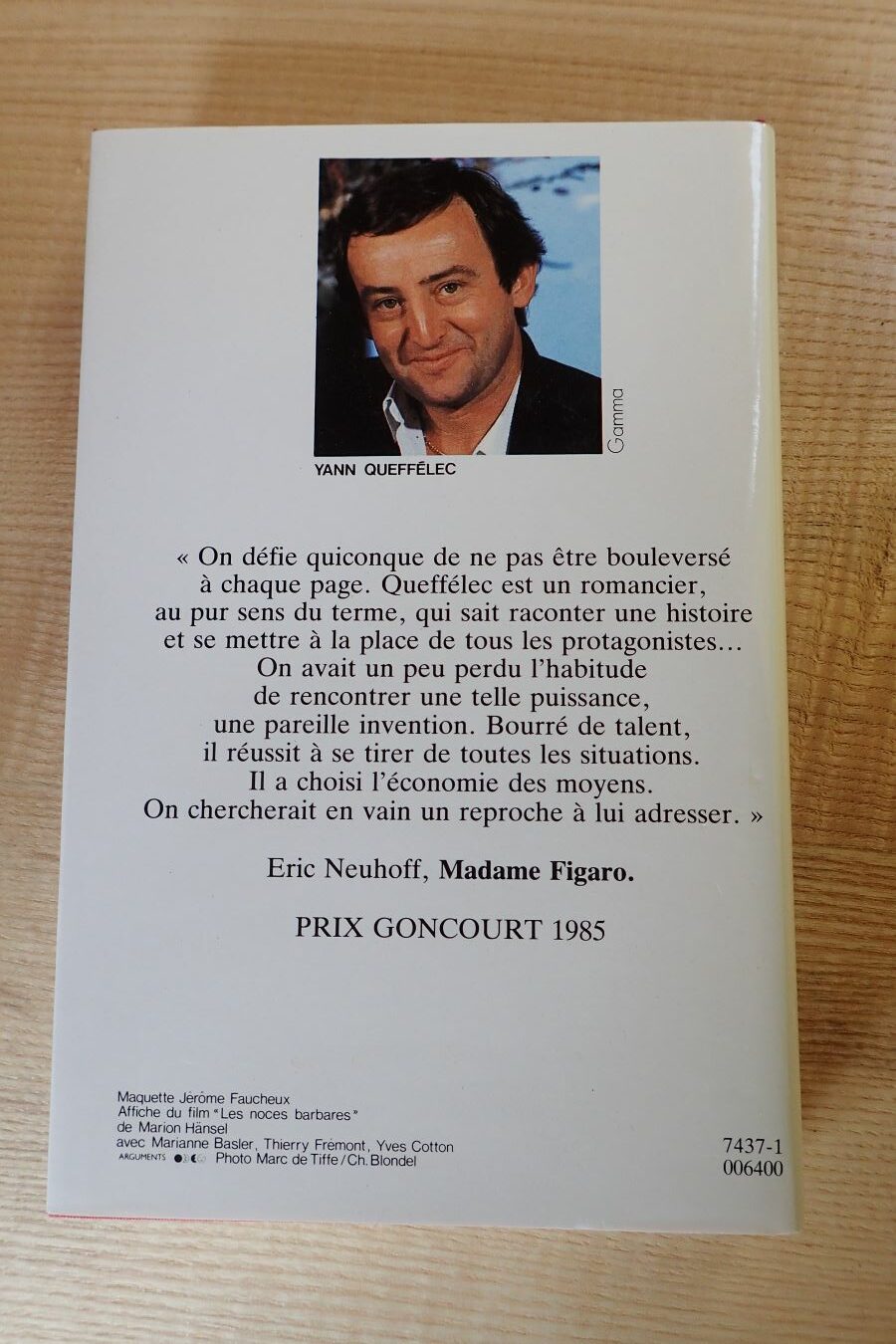 Les noces barbares - Yann Queffélec - Le refuge des livres - Livres d'occasion