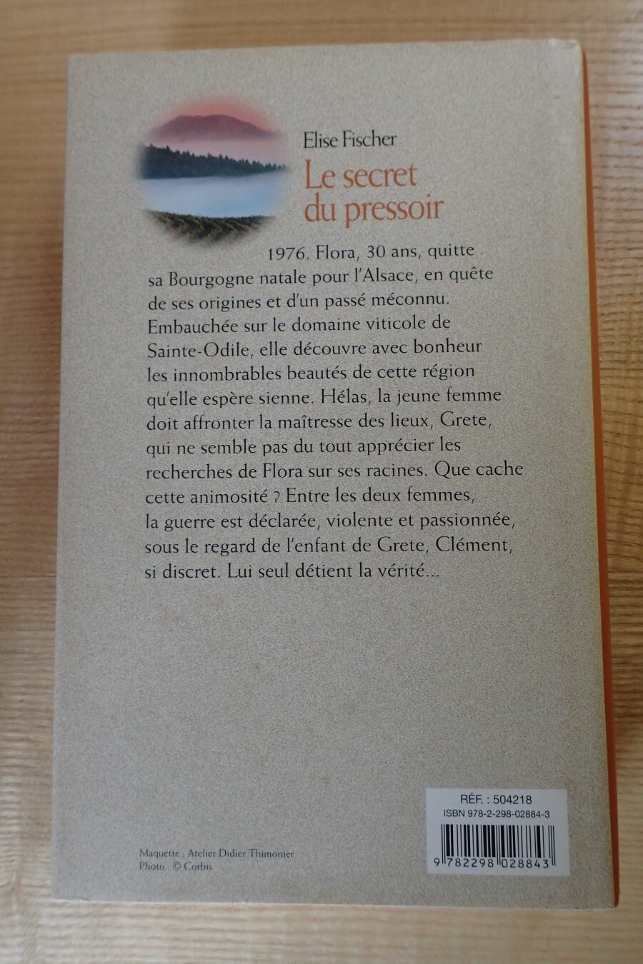 Le secret du pressoir - Elise Fischer - Le refuge des livres - Livres d'occasion