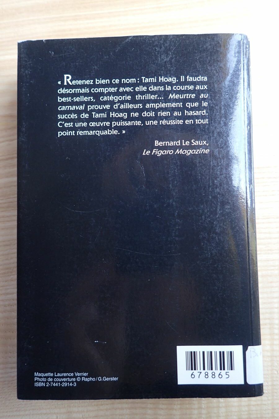 Meurtre au carnaval - Tami Hoag - Le refuge des livres - Livres d'occasion