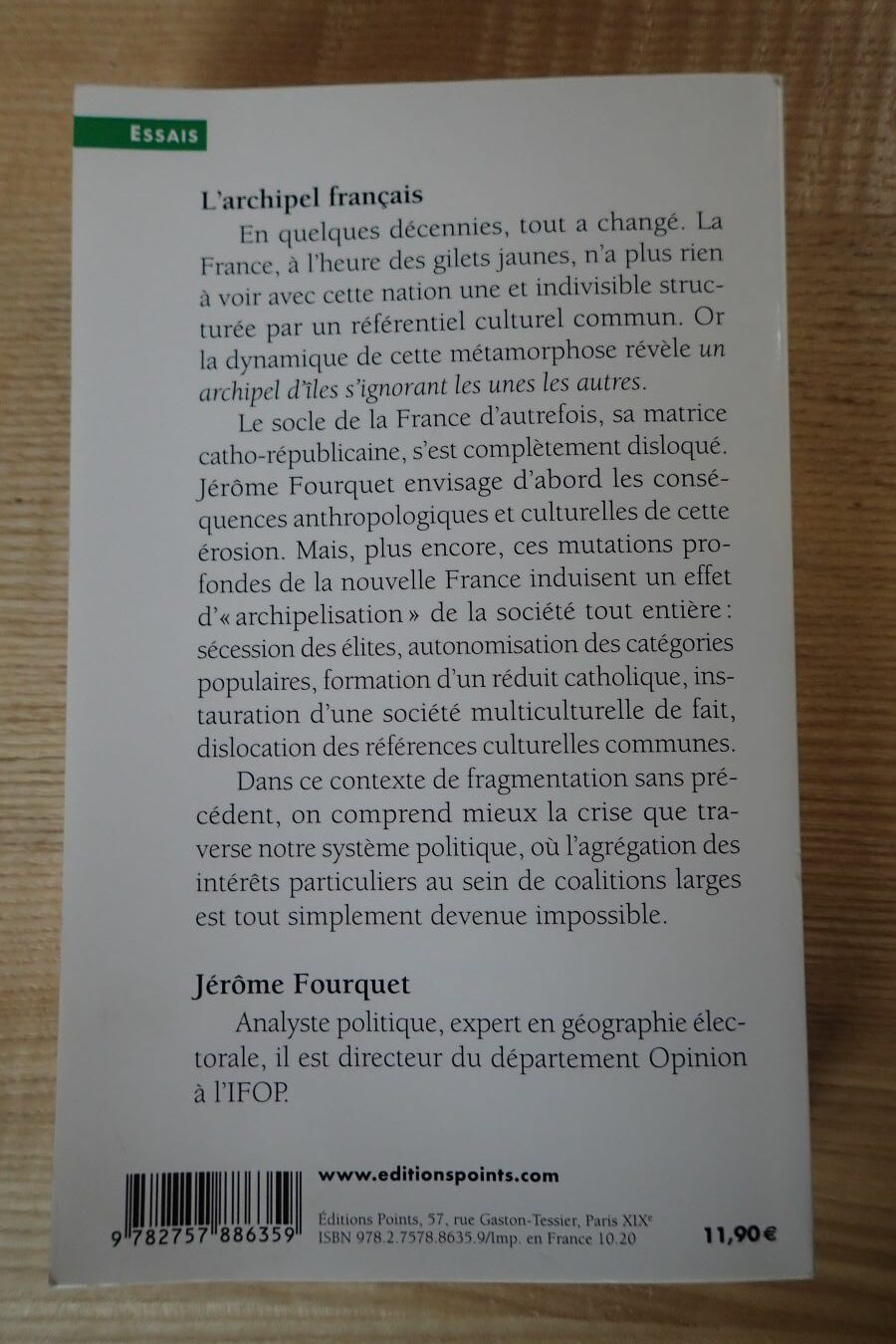 L'archipel français - Jérôme Fourquet - Le refuge des livres - Livres d'occasion