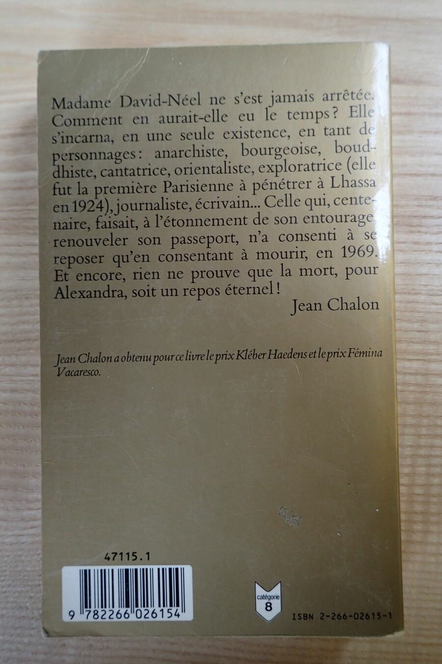 Le lumineux destin d'Alexandra David-Neel - Jean Chalon - Le refuge des livres - Livres d'occasion