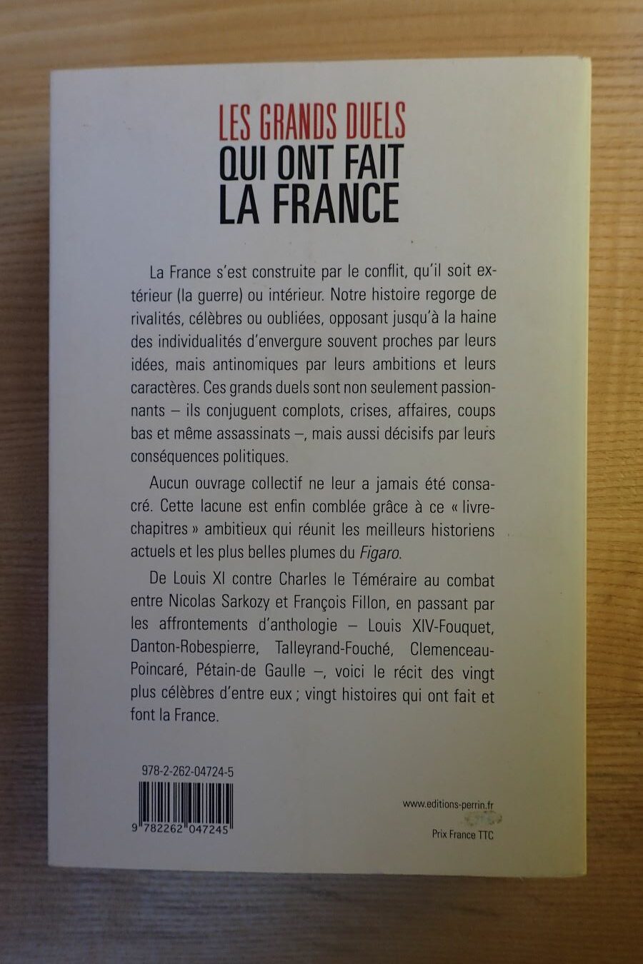 Les grands duels qui ont fait la France- Alexis Brézet - Le refuge des livres - Livres d'occasion