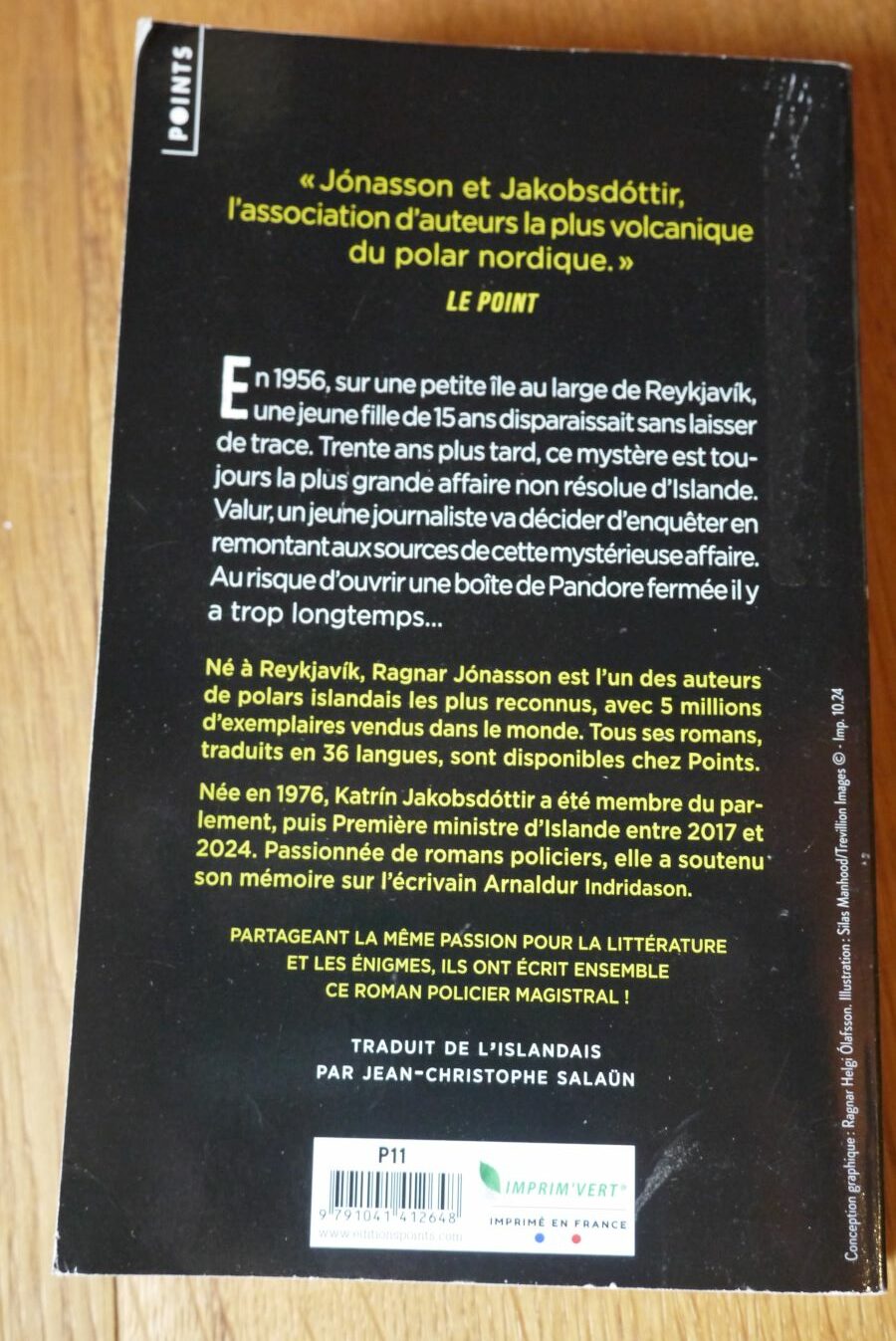 Reykjavik - Ragnar Jonasson / Katrin Jakobsdottir - Le refuge des livres - Livres d'occasion