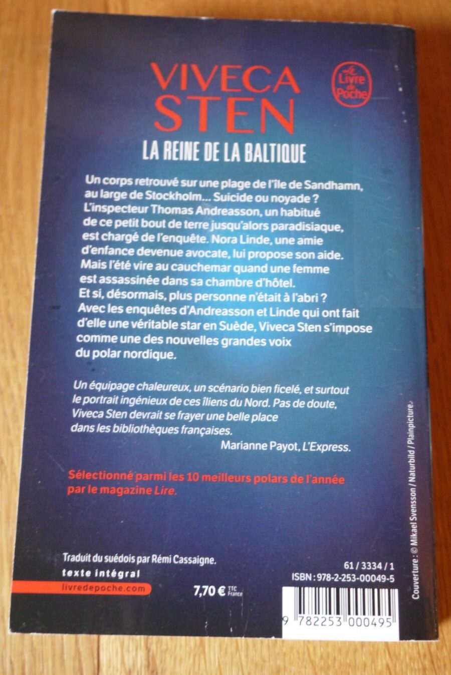 La reine de la Baltique - Viveca Sten - Le refuge des livres - Livres d'occasion