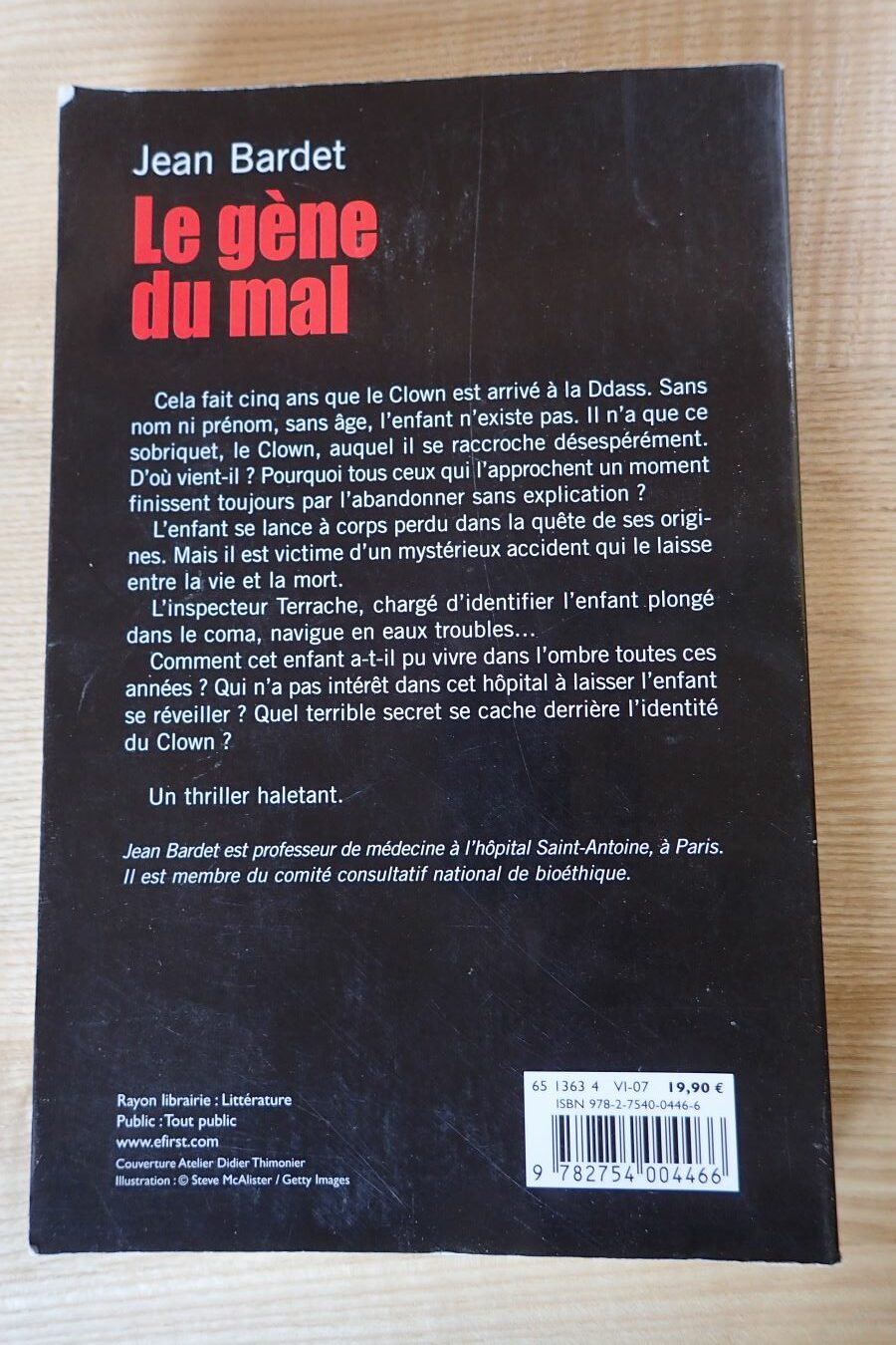 Le gène du mal - Jean Bardet - Le refuge des livres - Livres d'occasion