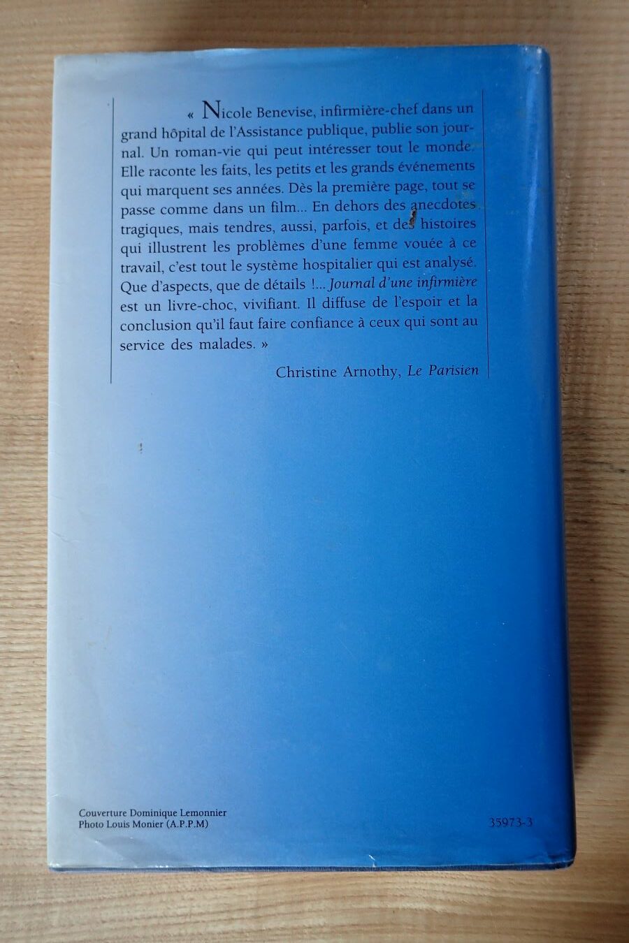 Journal d'une infirmière - Nicole Benevise - Le refuge des livres - Livres d'occasion