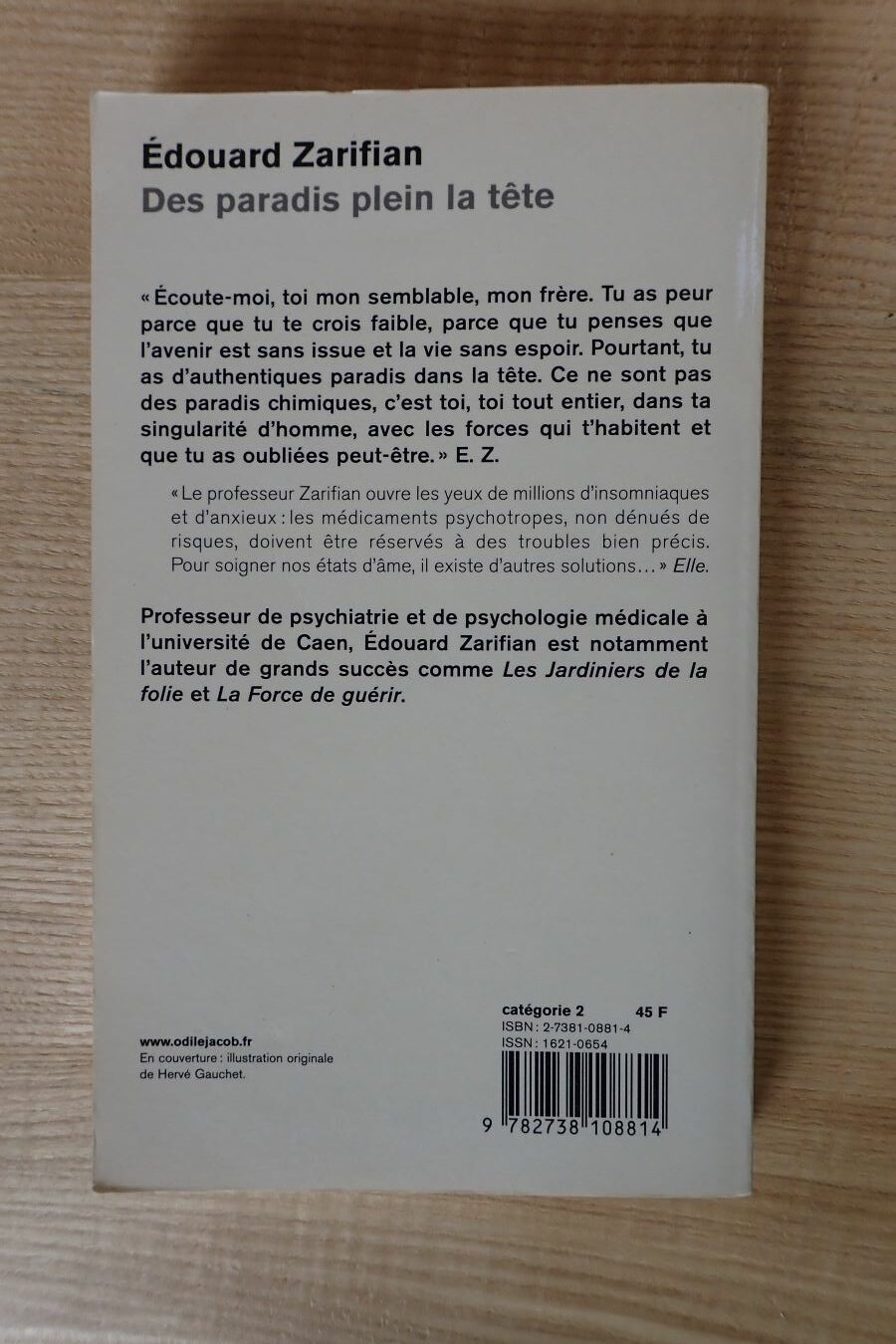 Des paradis plein la tête - Edouard Zarifian - Le refuge des livres - Livres d'occasion