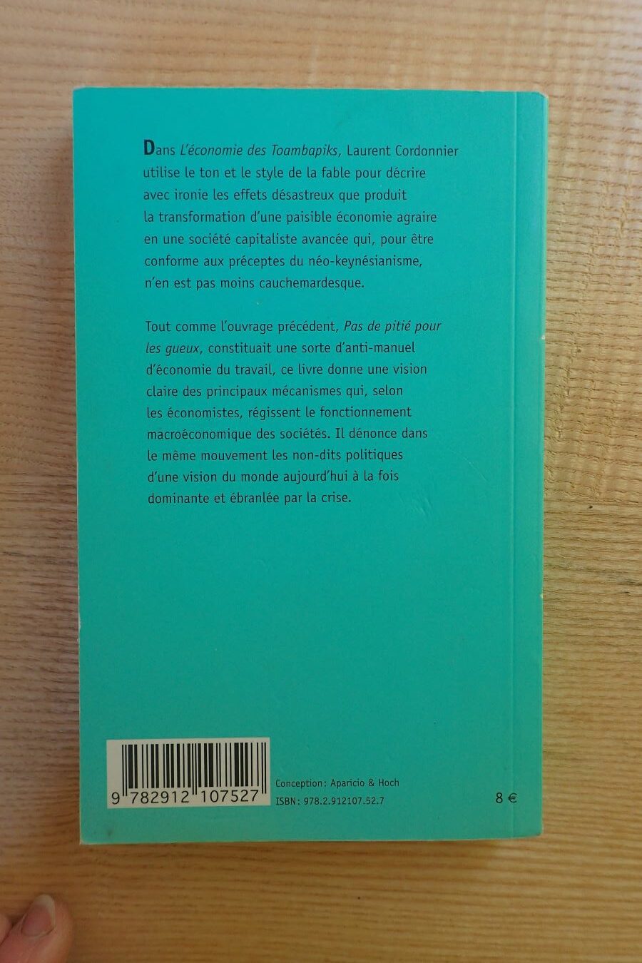 L'économie des Toambapiks - Laurent Cordonnier - Le refuge des livres - Livres d'occasion