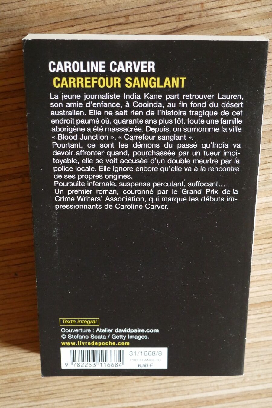 Carrefour sanglant - Caroline Carver - Le refuge des livres - Livres d'occasion