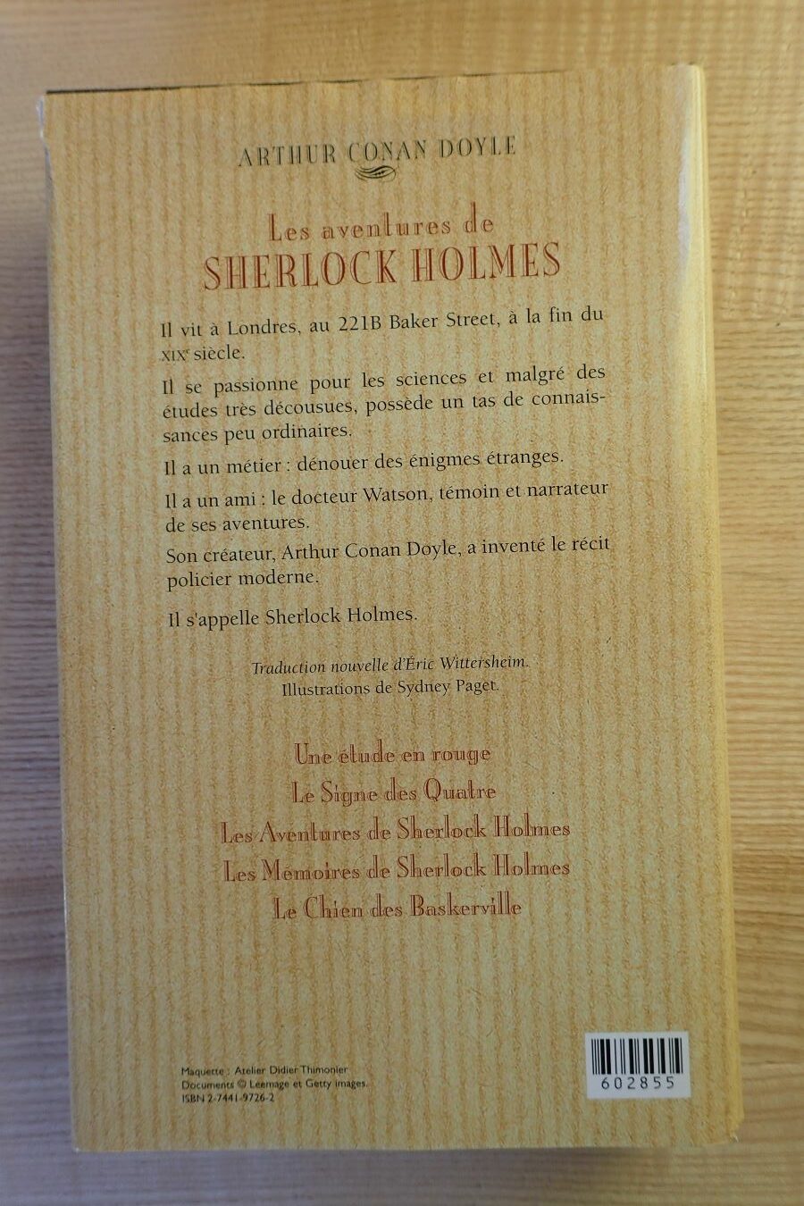 Les aventures de Sherlock Holmes - Arthur Conan Doyle - Le refuge des livres - Livres d'occasion