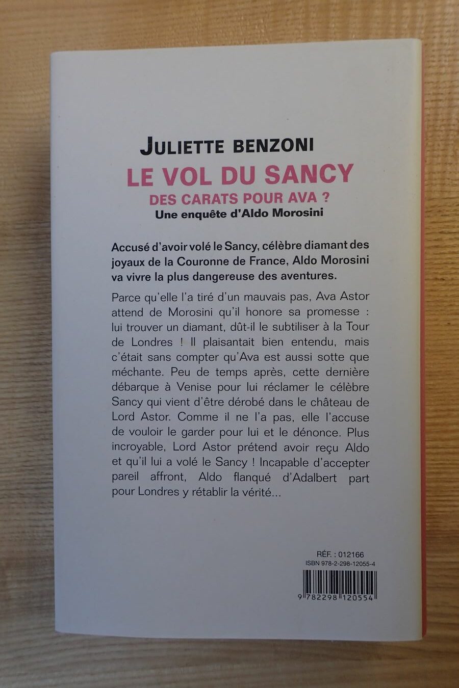 Le vol du Sancy - Juliette Benzoni - Le refuge des livres - Livres d'occasion