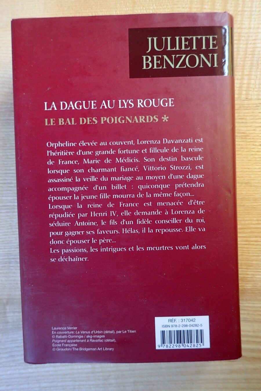 La dague au lys rouge - Juliette Benzoni - Le refuge des livres - Livres d'occasion