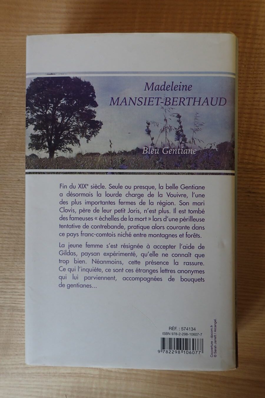 Bleu gentiane - Madeleine Mansiet-Berthaud - Le refuge des livres - Livres d'occasion