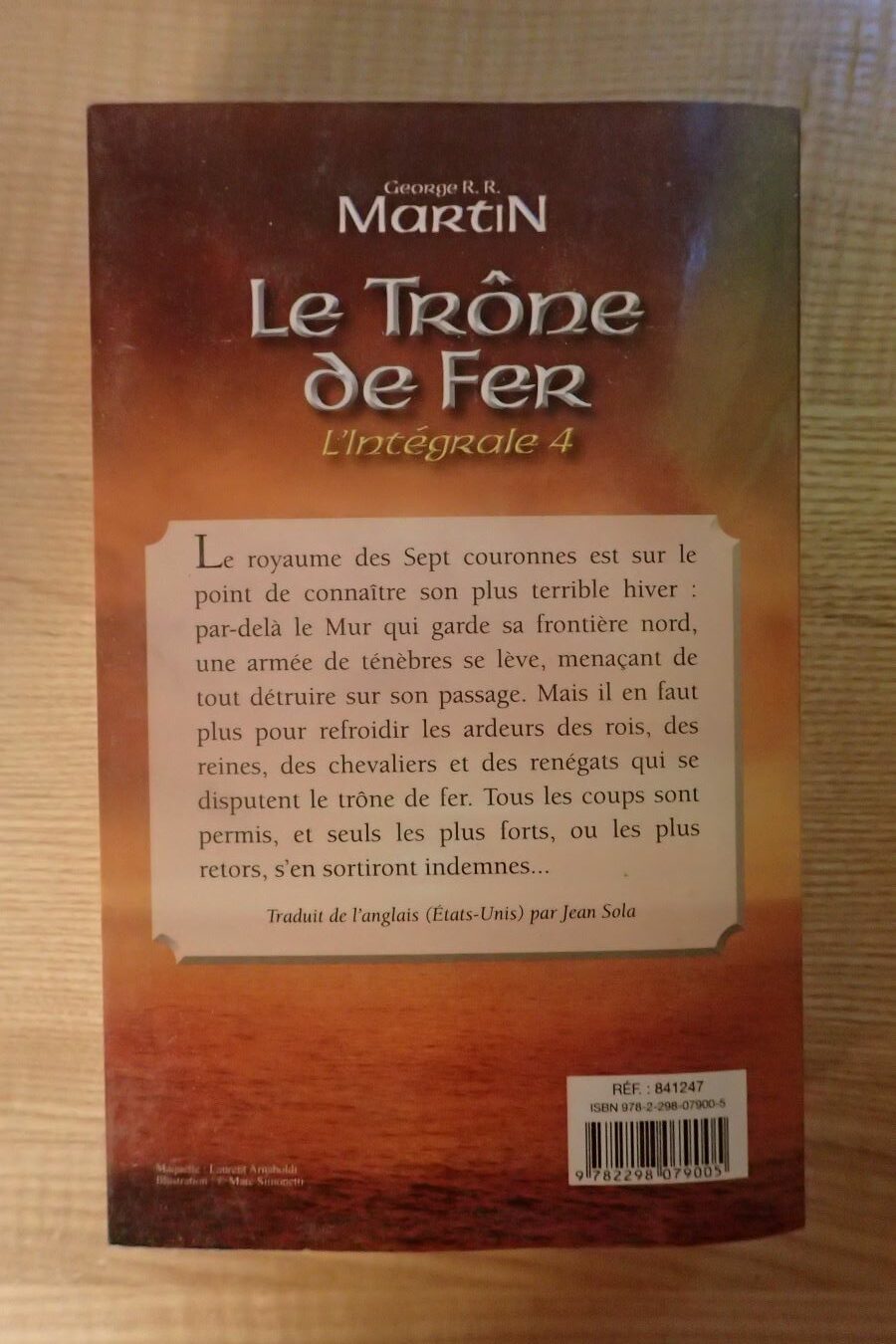Le Trône de fer - George R.R. Martin - Le refuge des livres - Livres d'occasion