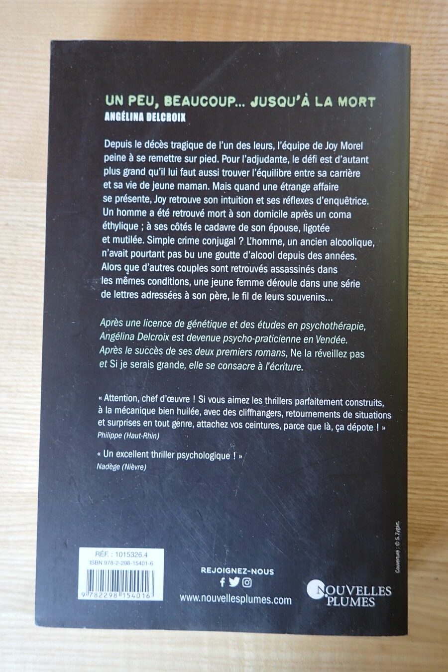 Un peu, beaucoup...jusqu'à la mort - Angélina Delcroix - Le refuge des livres - Livres d'occasion