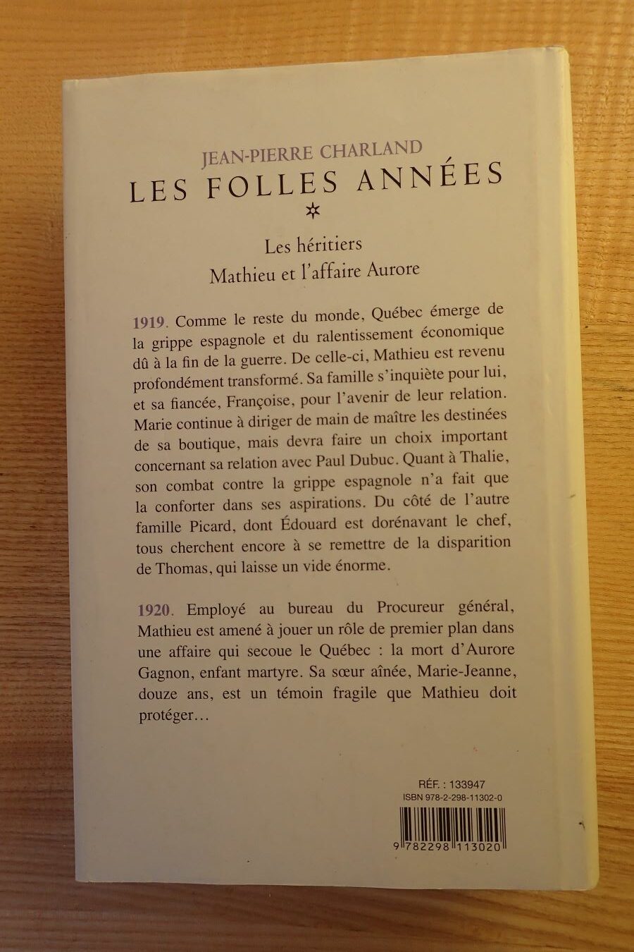 Les héritiers - Mathieu et l'affaire Aurore - Jen-Pierre Charland - Le refuge des livres - Livres d'occasion