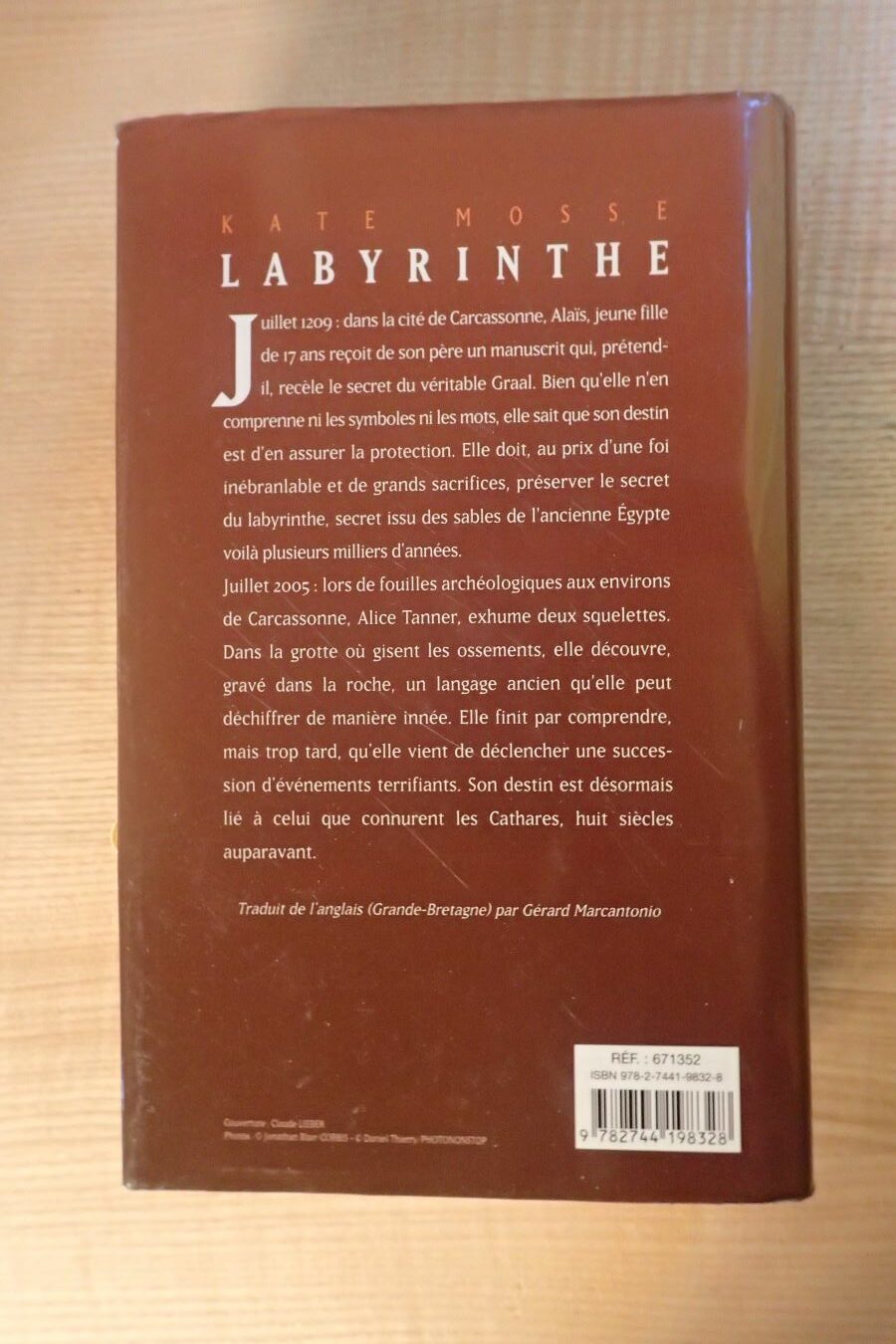 Labyrinthe - Kate Mosse - Le refuge des livres - Livres d'occasion
