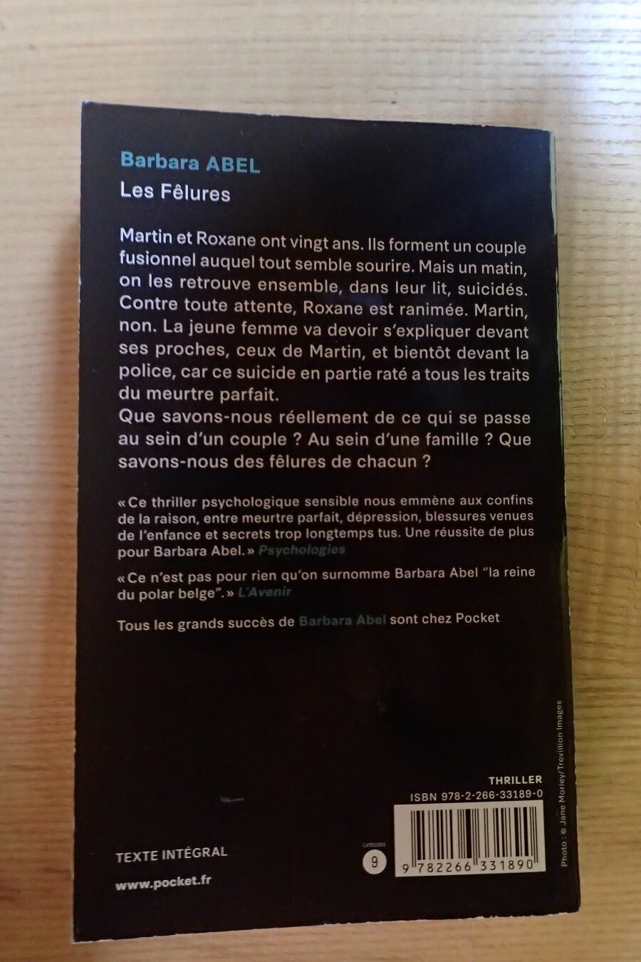 Les fêlures - Barbara Abel - Le refuge des livres - Livres d'occasion