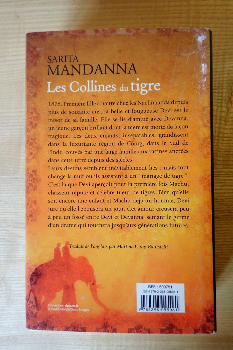 Les collines du tigre - Sarita Mandanna - Le refuge des livres - Livres d'occasion