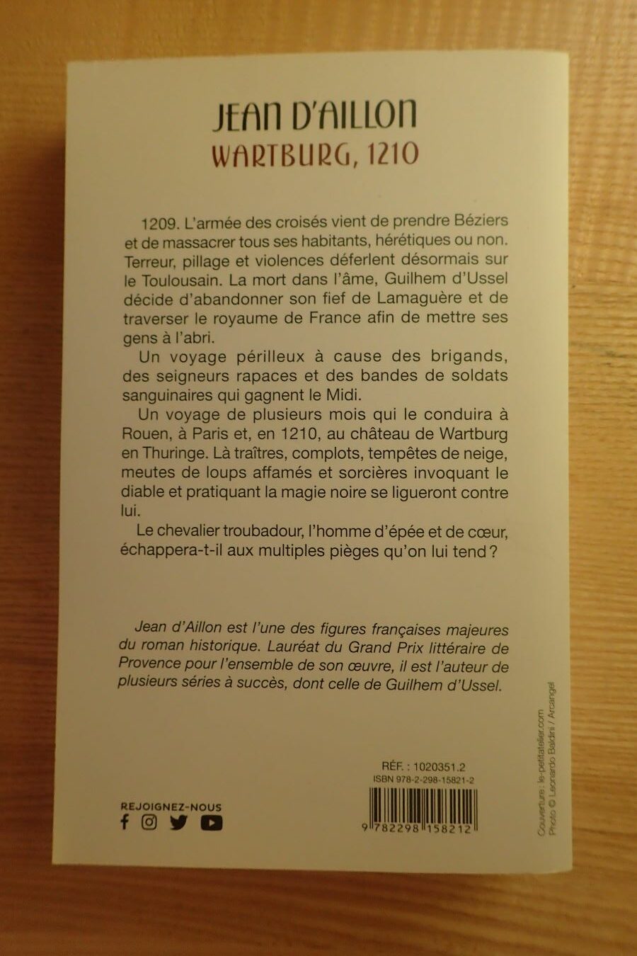 Wartburb, 1210 - Jean D'Aillon - Le refuge des livres - Livres d'occasion