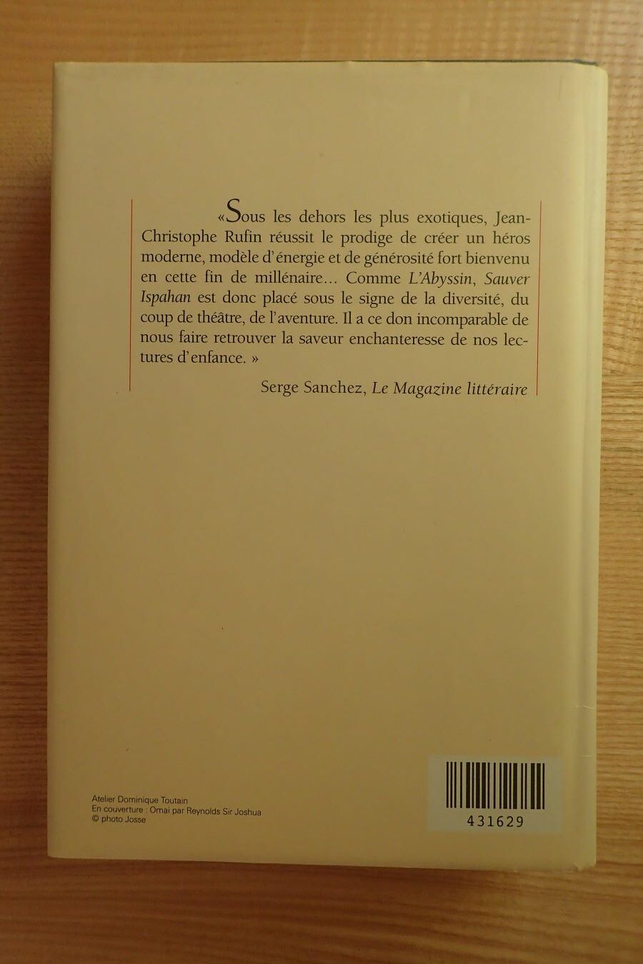 Sauver Ispahan - Jean-Christophe Rufin - Le refuge des livres - Livres d'occasion