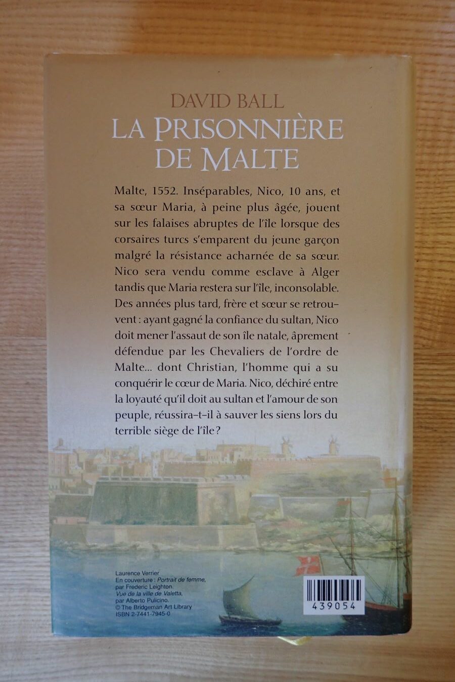 La prisonnière de Malte - David Ball - Le refuge des livres - Livres d'occasion