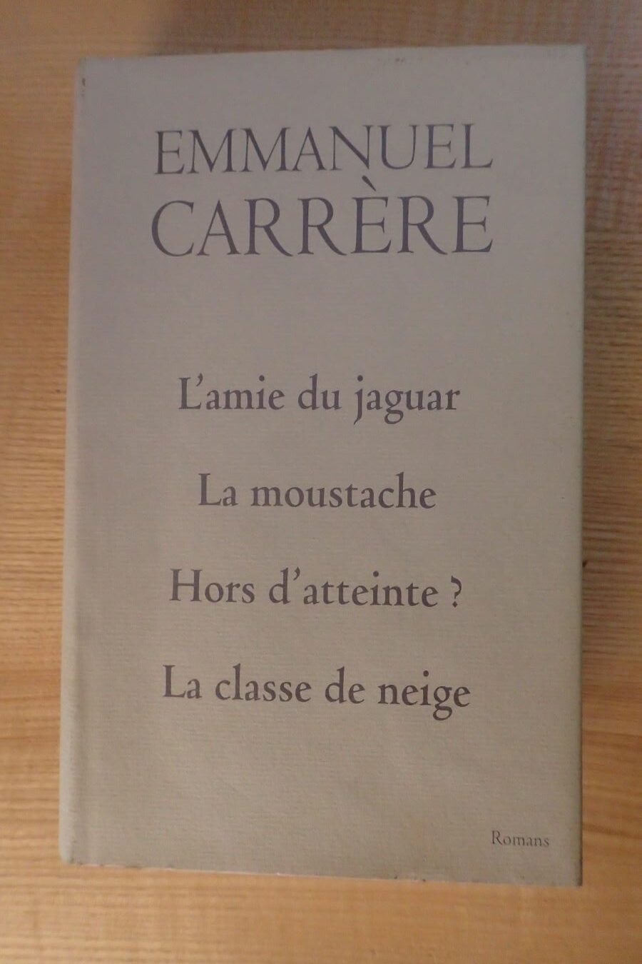 L'amie du jaguar - Emmanuel Carrère - Le refuge des livres - Livres d'occasion