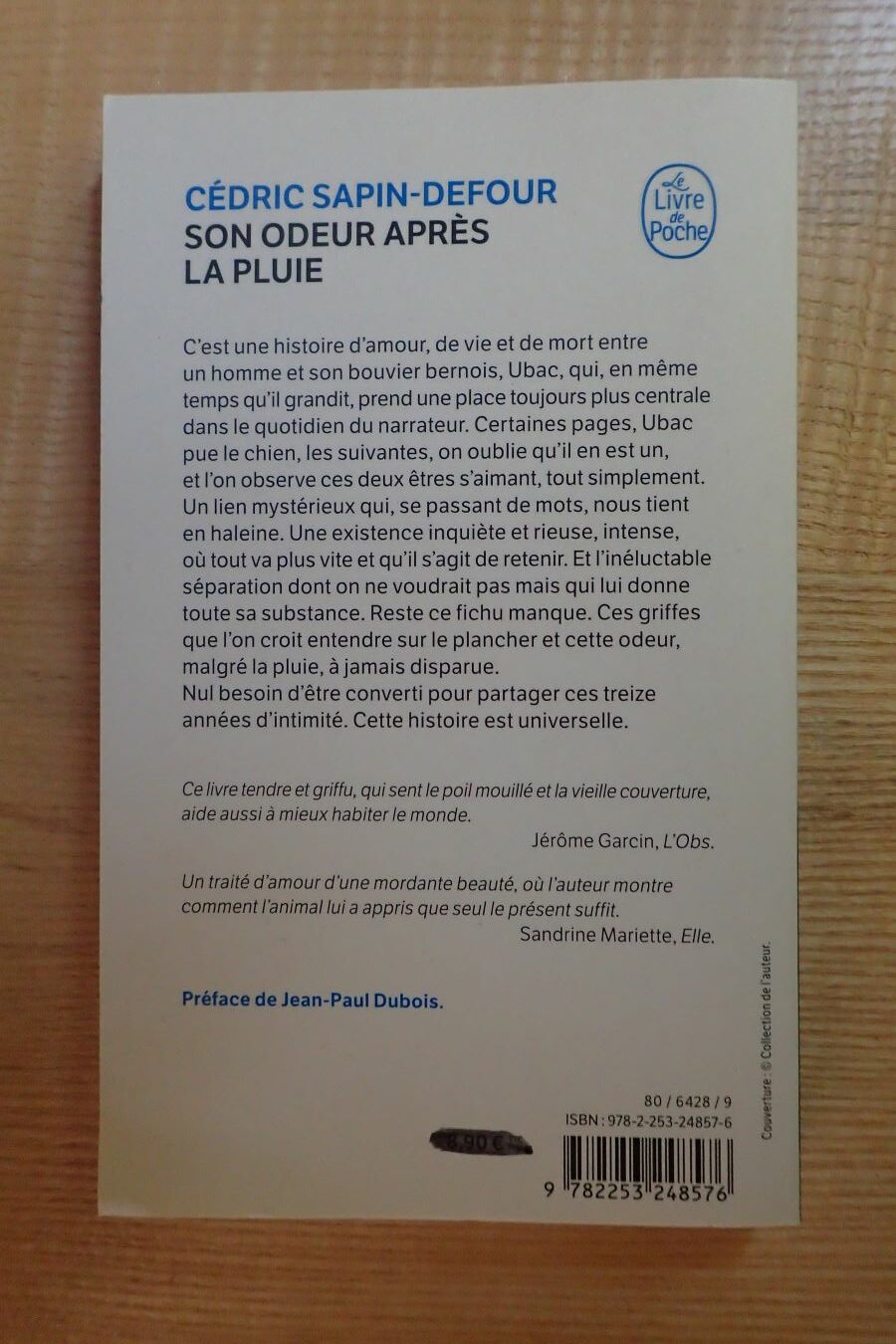 Son odeur après la pluie - Cédric Sapin-Defour - Le refuge des livres - Livres d'occasion